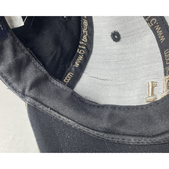 5.11 Tactical Series Logo 30th Anniversary Hat Cap 1977-2007 Black Gold Adjust - Picture 11 of 11